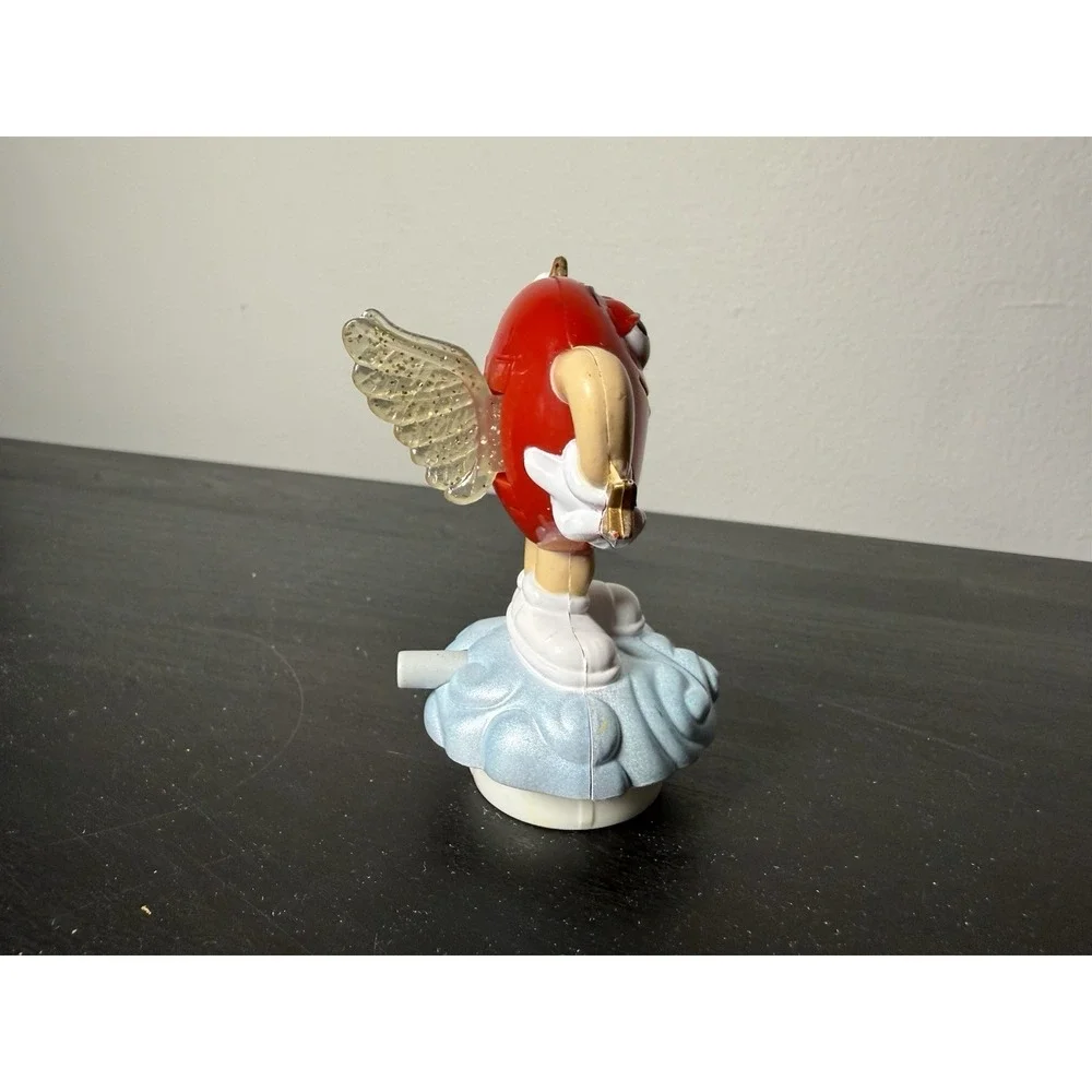 M&M Candy Topper Red Cupid Flapping Wings Bow And Arrow Valentines Day